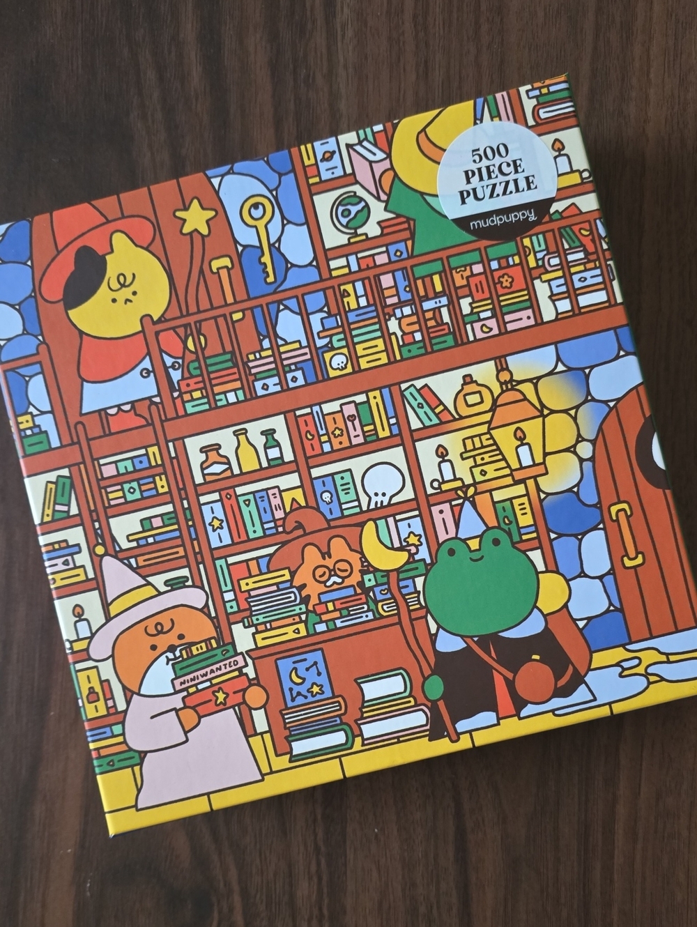 Mudpuppy The Wizards Library 500-Piece Puzzle